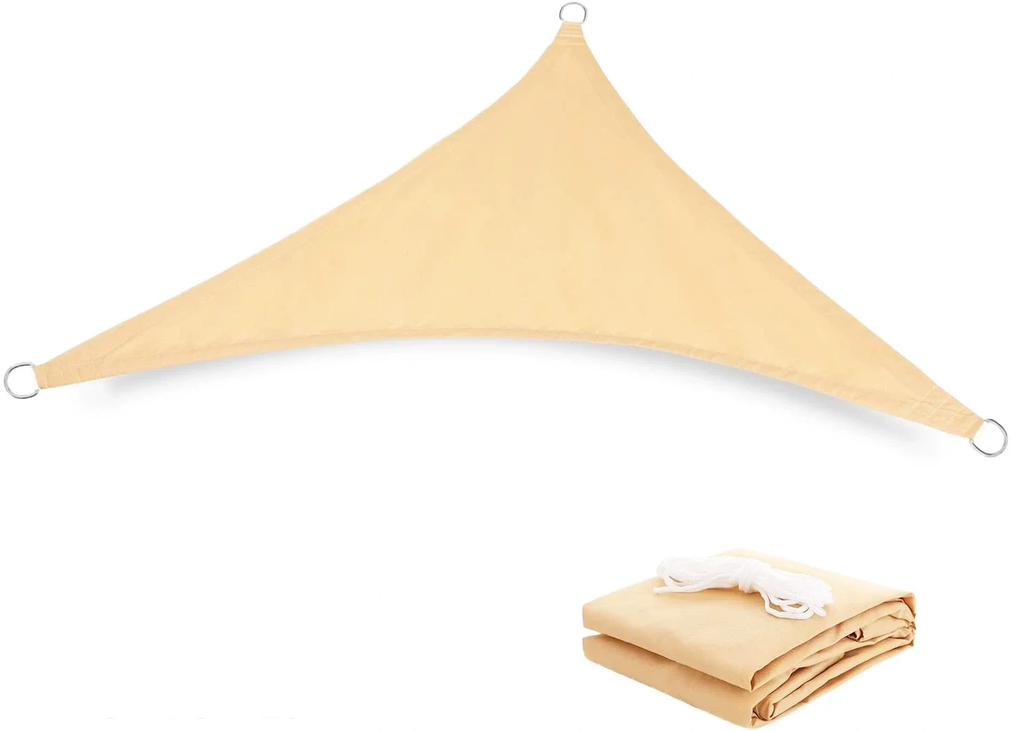 Sunshade Canvas Triangle Sunshade Net Sunshade Cloth Triangle Sunshade Cloth Outdoor Awning Portable
