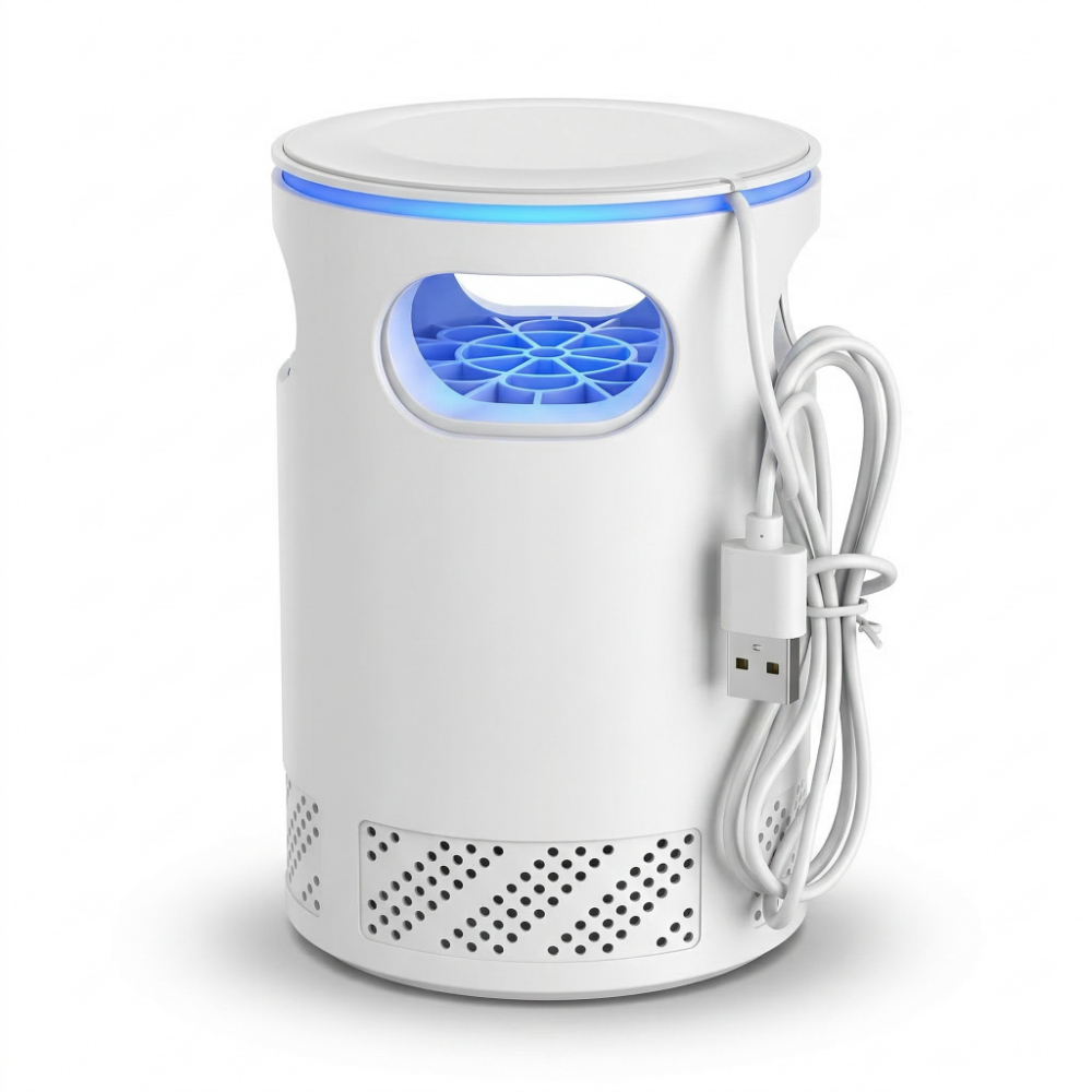 Safe & Effective Mosquito Trap with Advanced UV Light & Quiet Fan Technology - 360° Inlet Design Easy-to-Clean Mosquito Killer