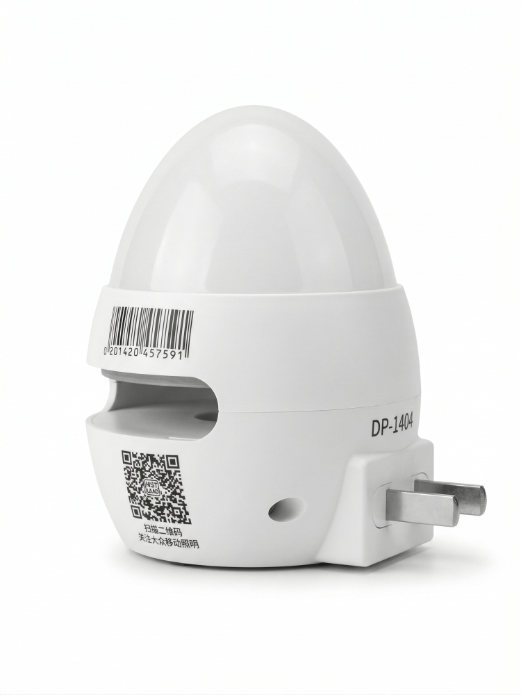 Smart Remote Control Night Light, Dual Brightness Modes Egg-Shaped Nursery Light for Home Use