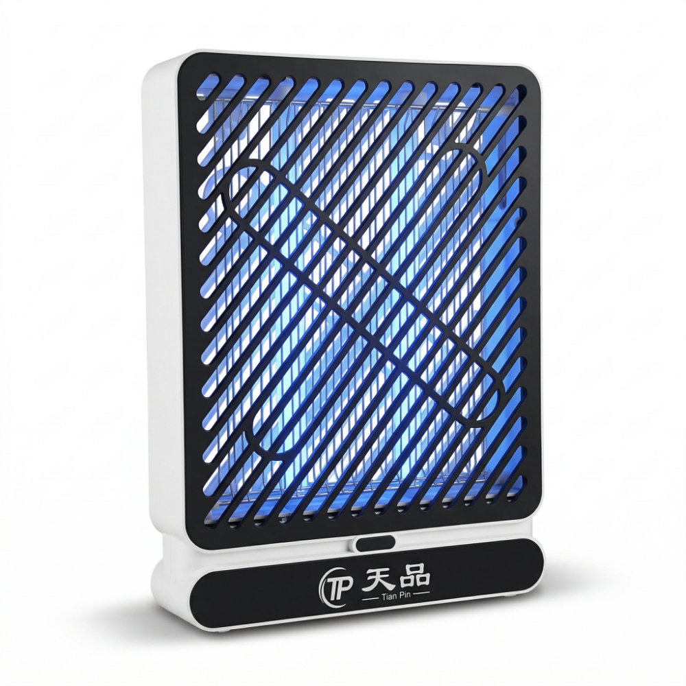 Electric Bug Zapper - 1200V High-Voltage Strike SUS Nickel-Plated Grid, Chemical-Free Physical Mosquito Attraction for Home