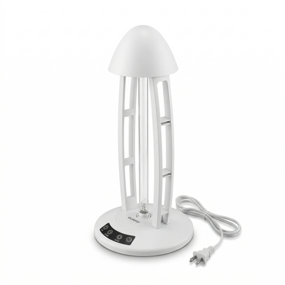 UVC Sterilization Lamp - 360° Chemical-Free UV Sanitizer Lamp with One-Touch Smart Operation for Home & Baby Room