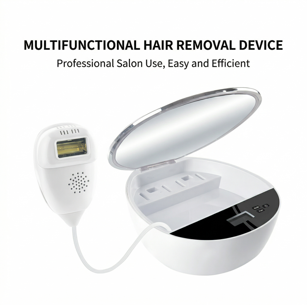 Multifunctional IPL Hair Removal Device, Professional Salon-Grade System - Effortless Efficient At-Home & Salon Hair Removal