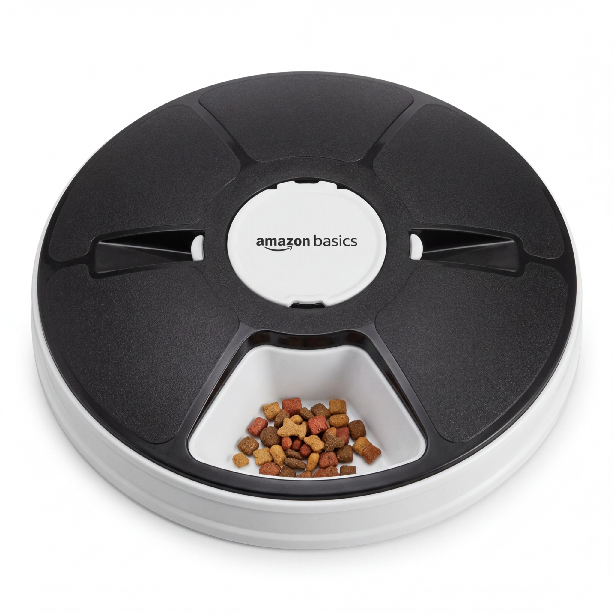 Automatic Rotating Pet Feeder, 5/6 Meal Capacity - Timed Feeding, BPA-Free Material & Easy-to-Clean Design for Pets
