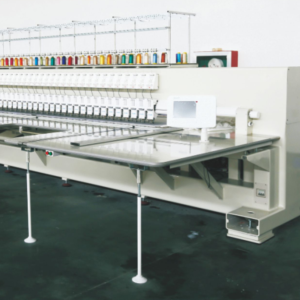 Máquina de bordado plano de 15 yardas