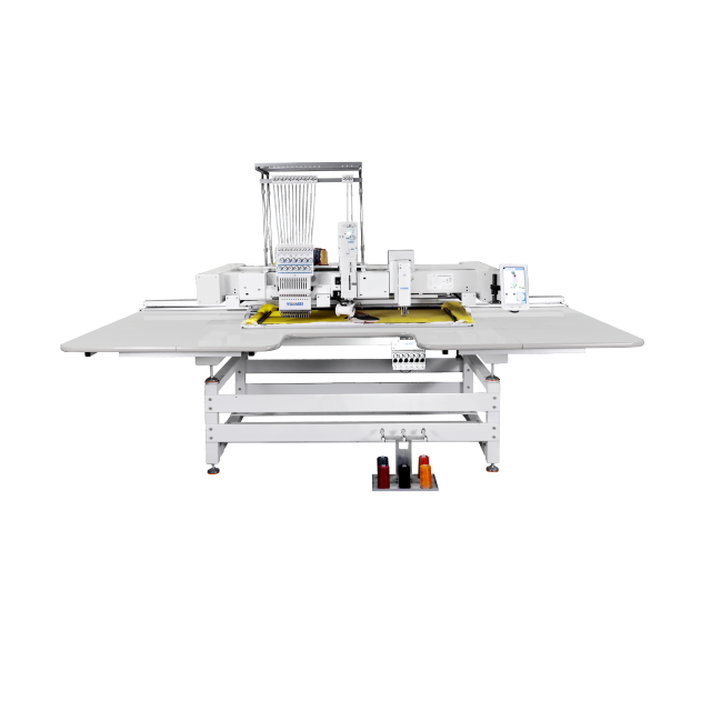平绣+毛巾+盘带三合一刺绣机