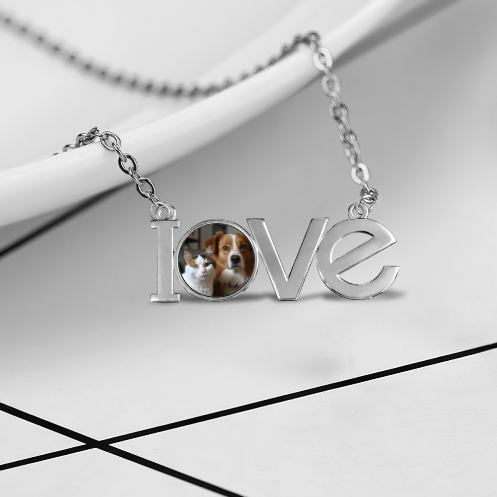 LOVE Letter Pendant Necklace