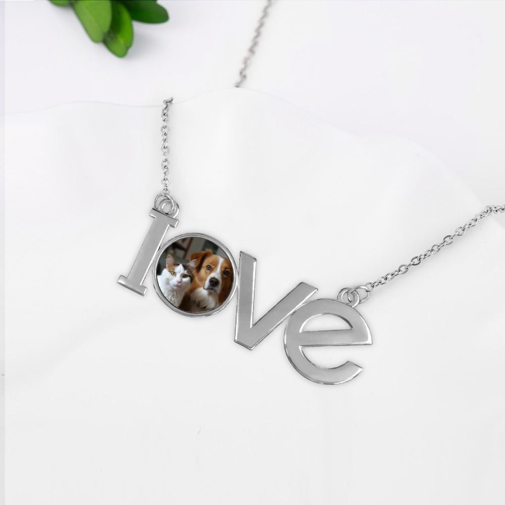 LOVE Letter Pendant Necklace