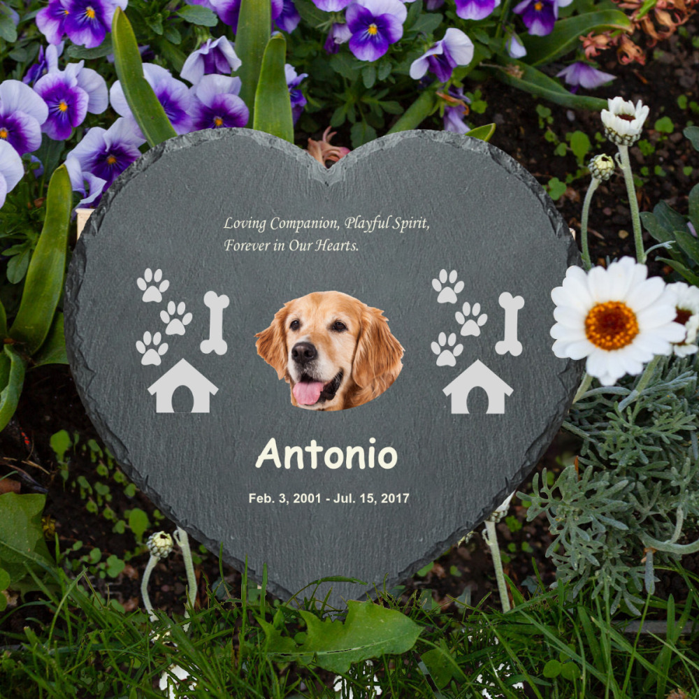 Heart-shaped Memorial Stones