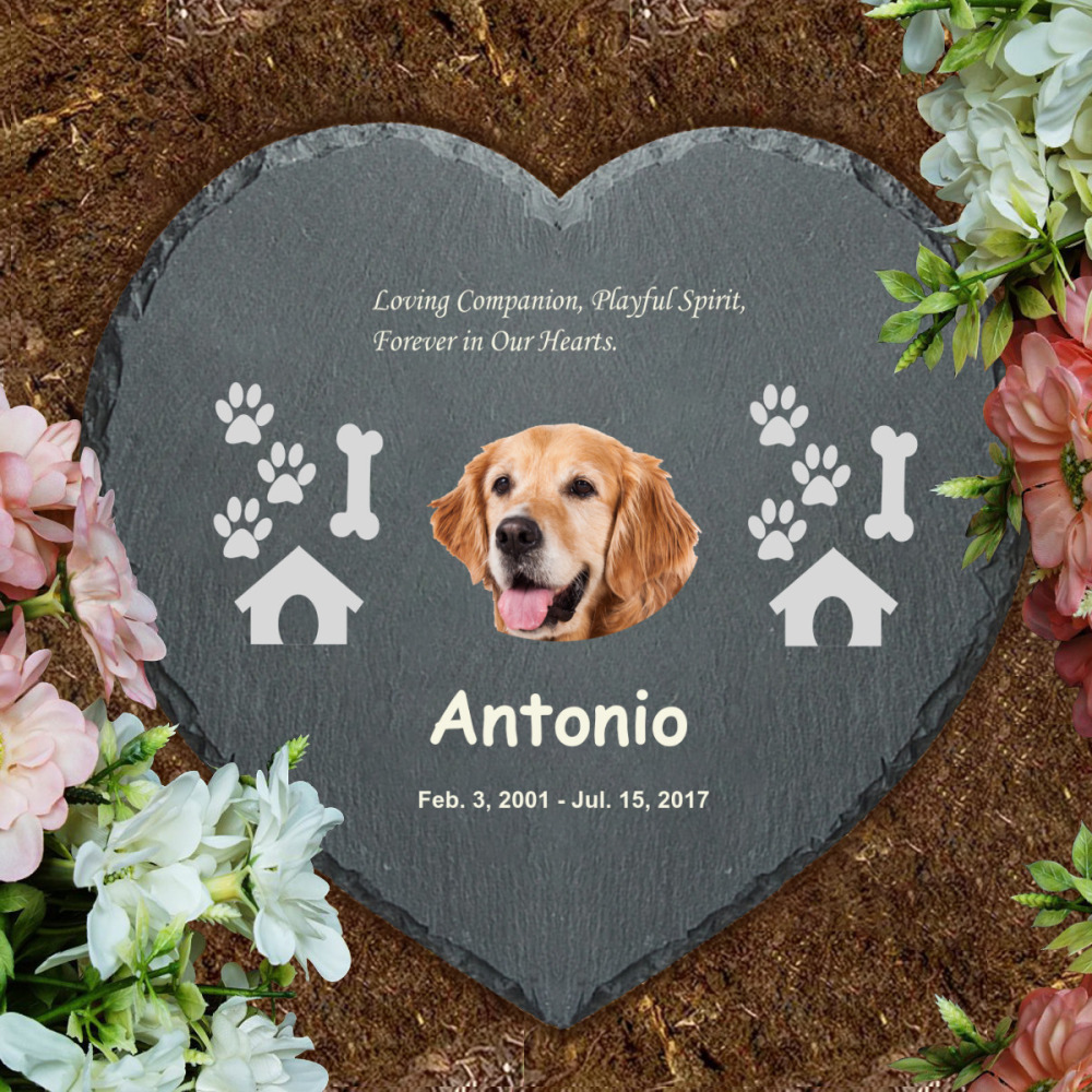 Heart-shaped Memorial Stones