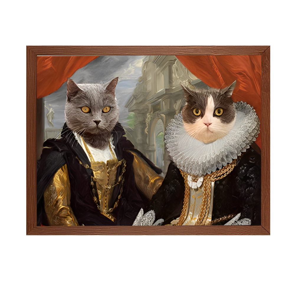 The Renaissance Duo - Custom Pet Portrait