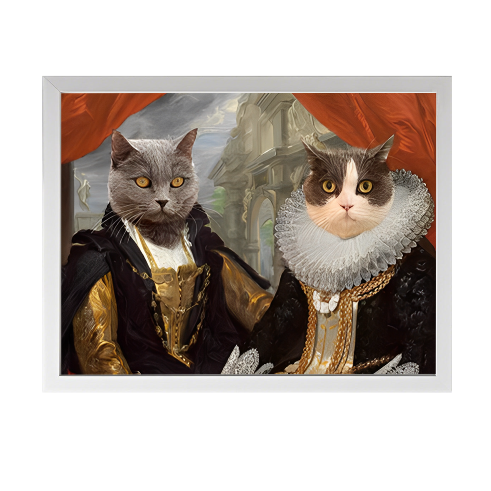 The Renaissance Duo - Custom Pet Portrait