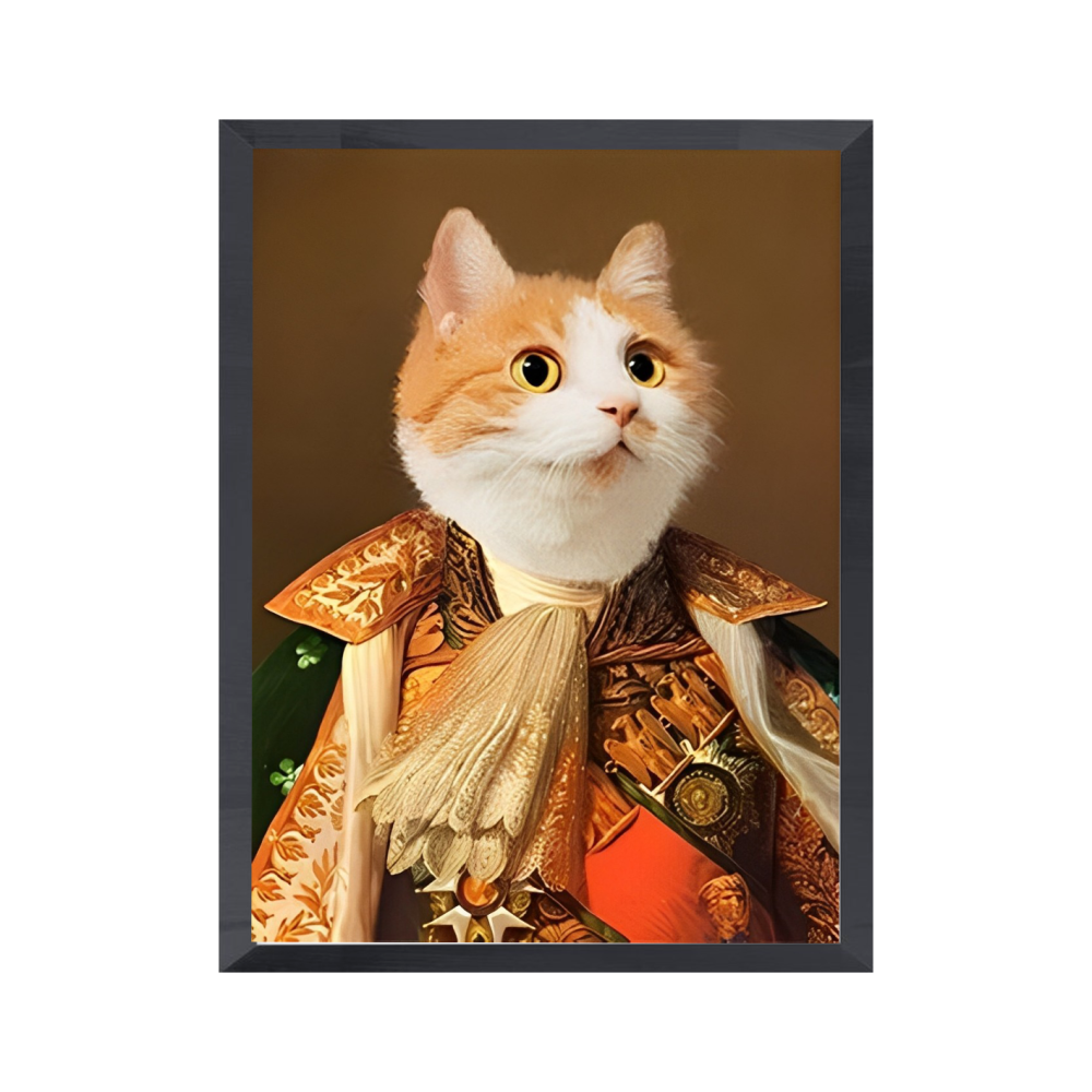 Regal Attire - Custom Pet Portrait