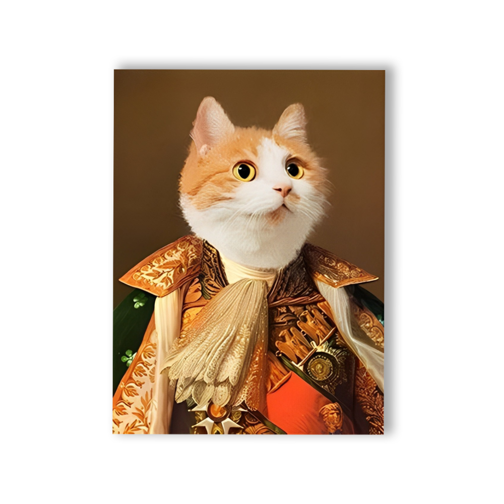 Regal Attire - Custom Pet Portrait