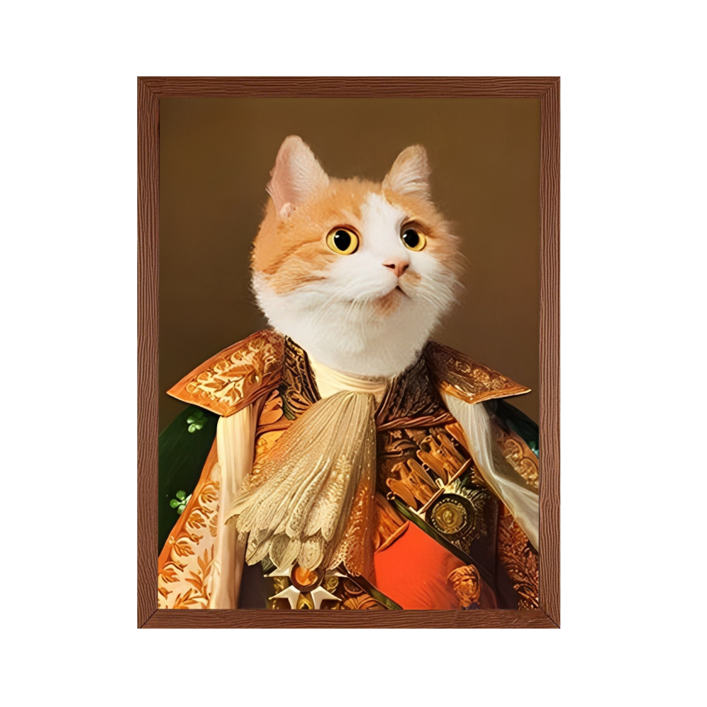 Regal Attire - Custom Pet Portrait