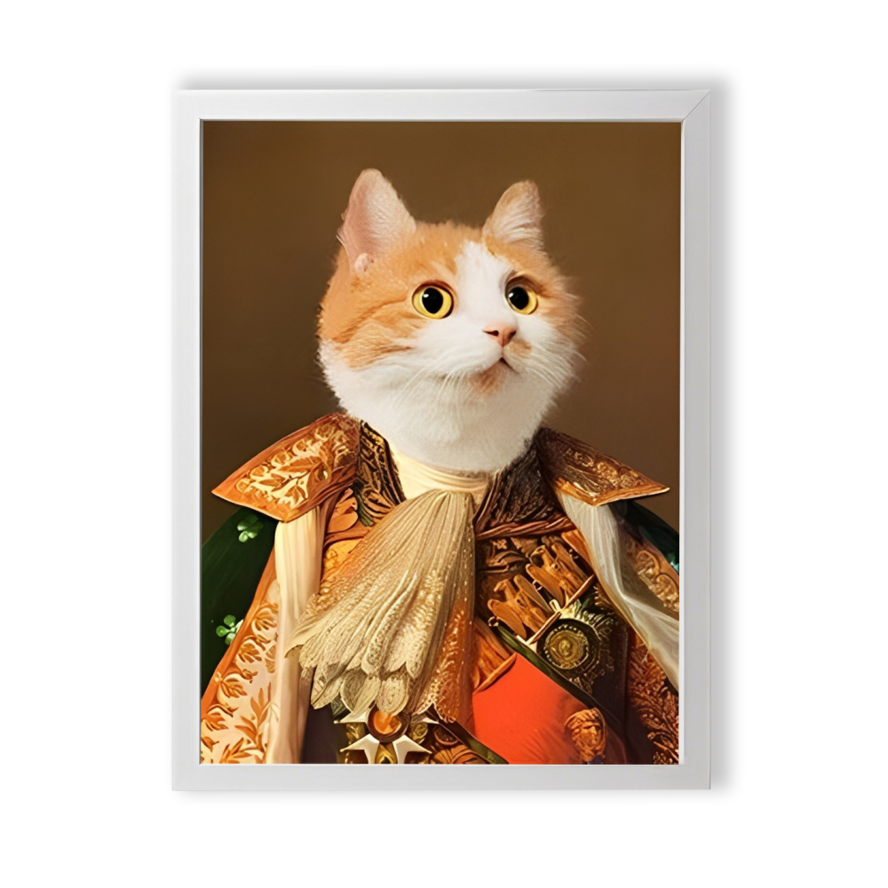 Regal Attire - Custom Pet Portrait