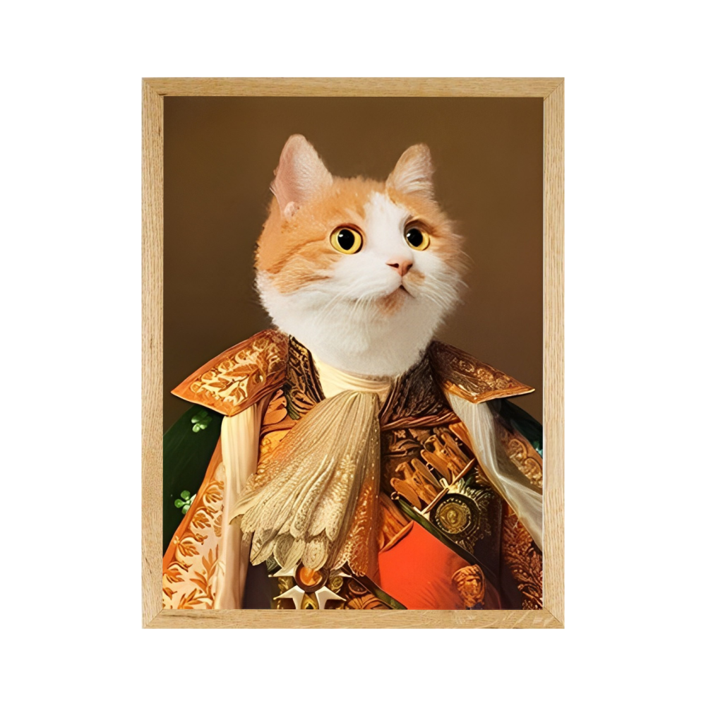 Regal Attire - Custom Pet Portrait