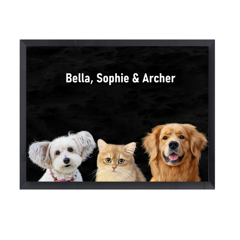 Three Pets Portrait