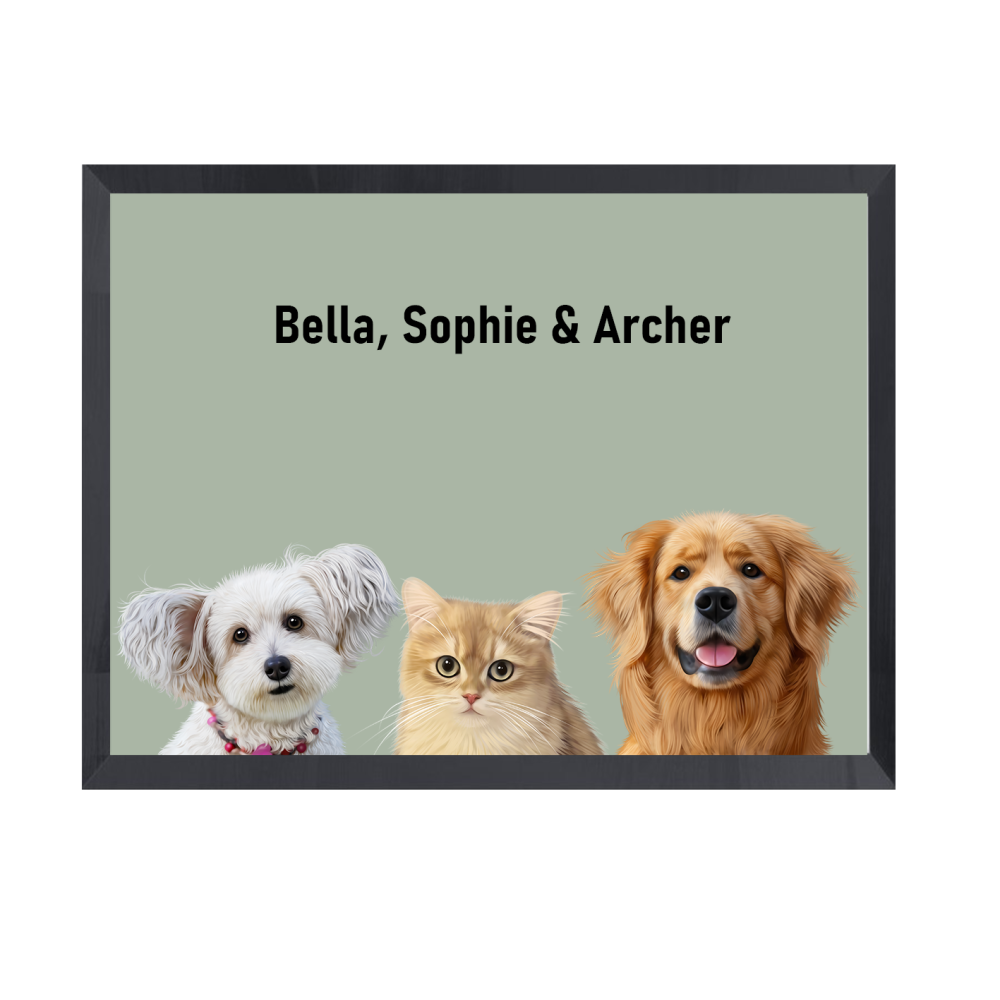 Three Pets Portrait