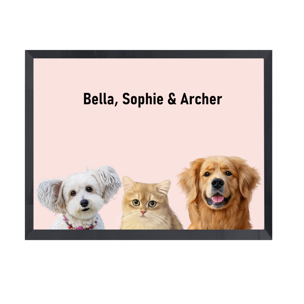 Three Pets Portrait