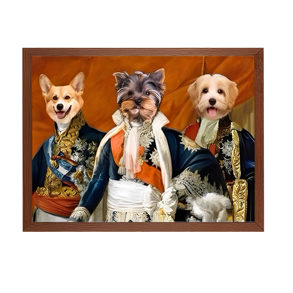 The Renaissance Trio - Custom Pet Portrait