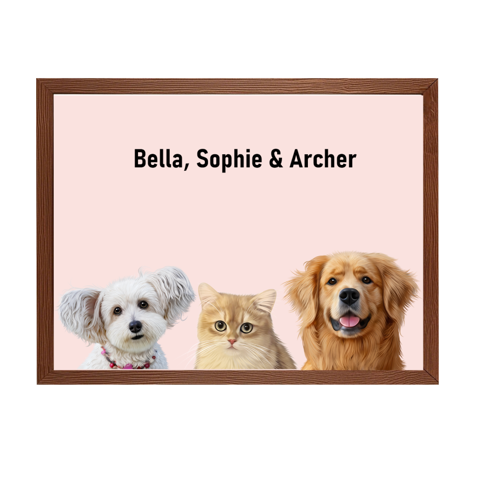 Three Pets Portrait