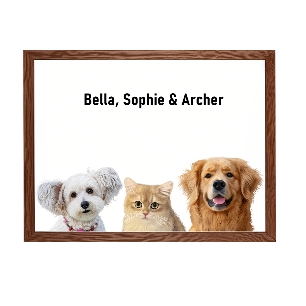 Three Pets Portrait