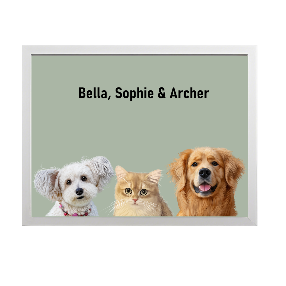 Three Pets Portrait