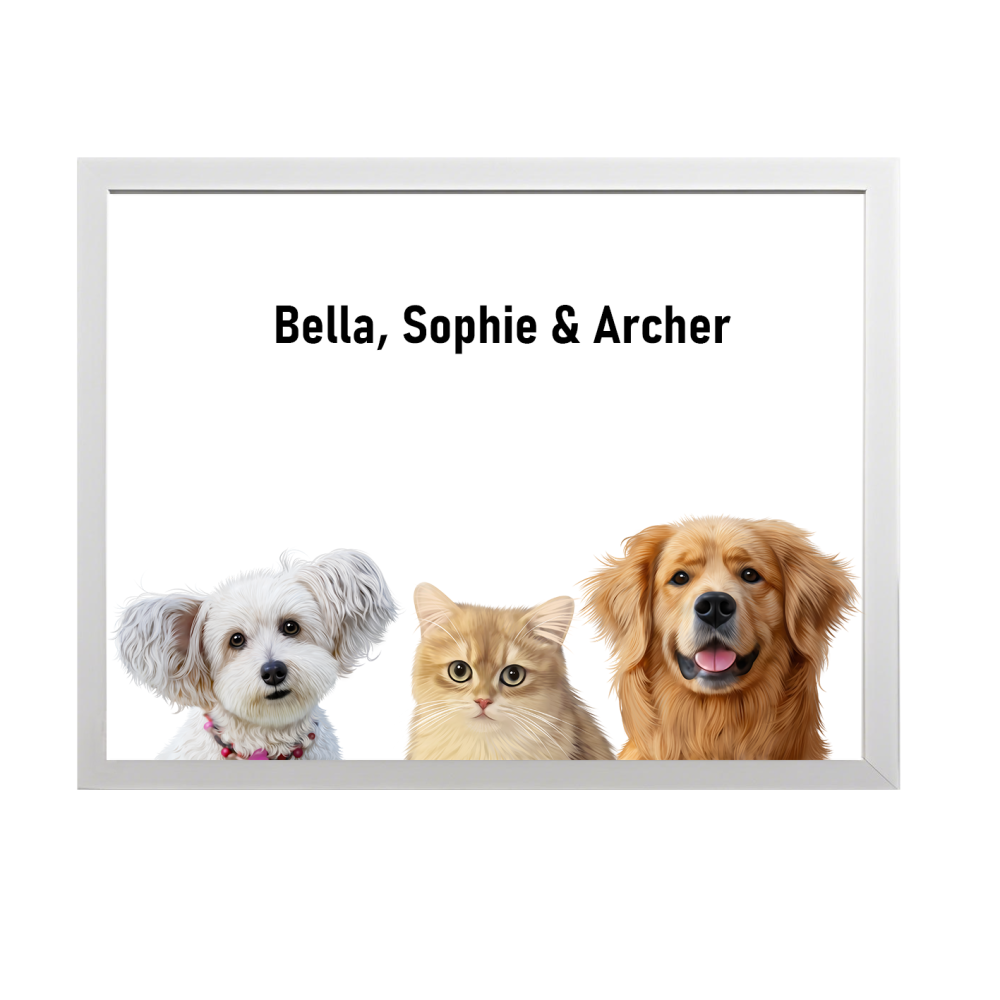 Three Pets Portrait
