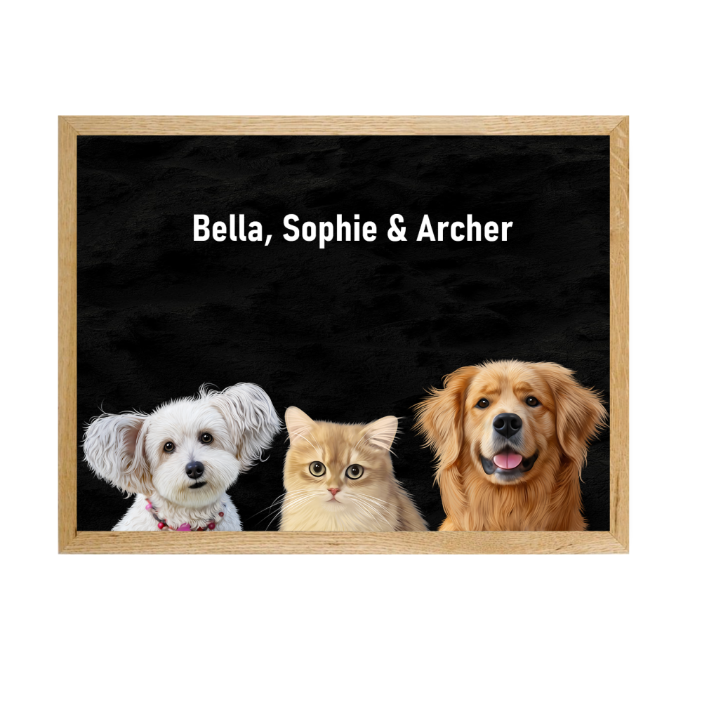 Three Pets Portrait