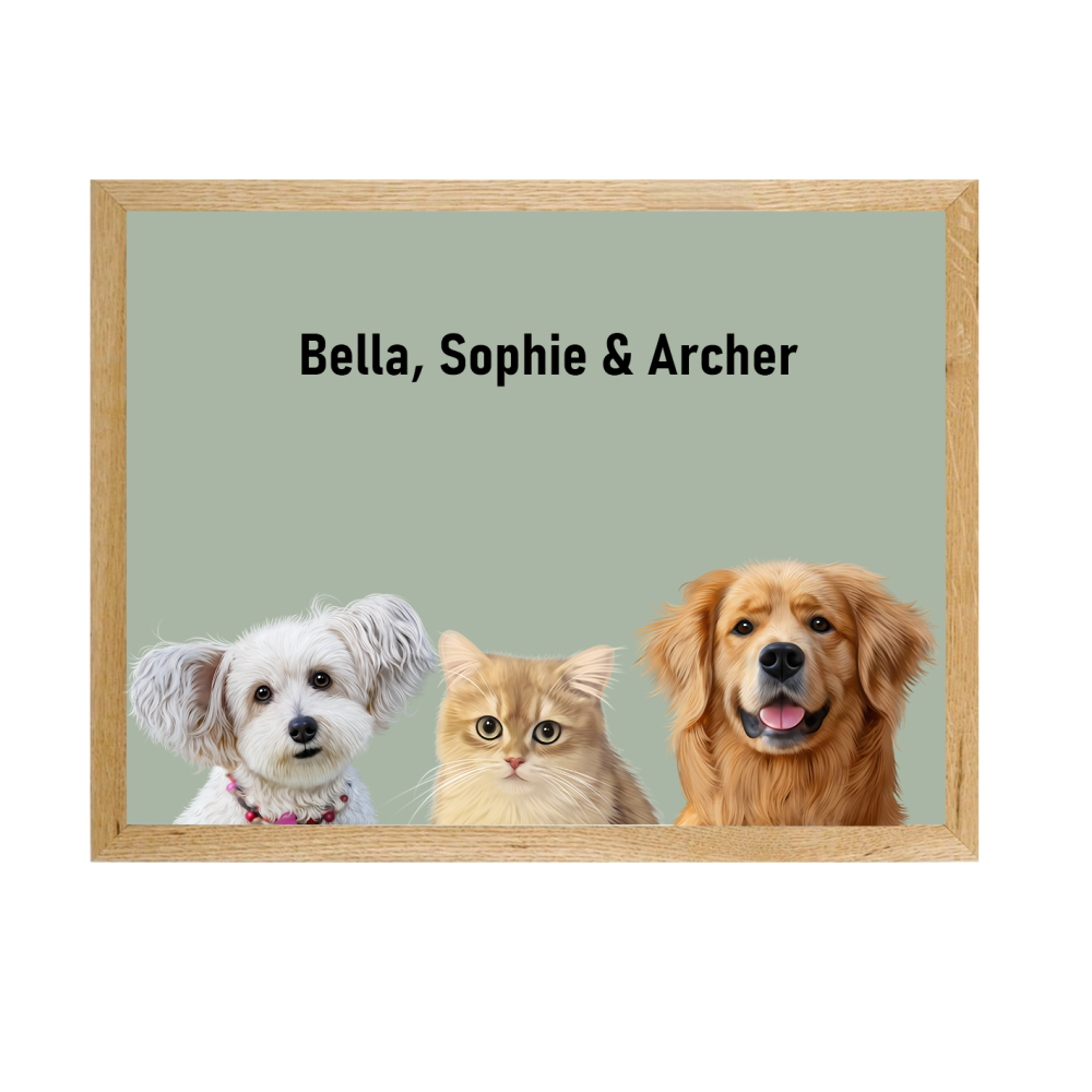 Three Pets Portrait