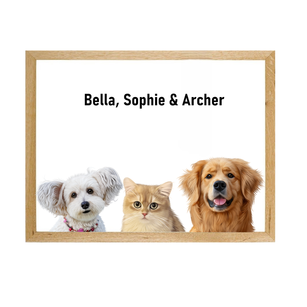 Three Pets Portrait