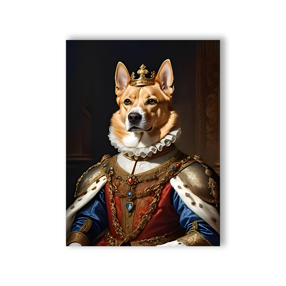 The King - Custom Pet Portrait