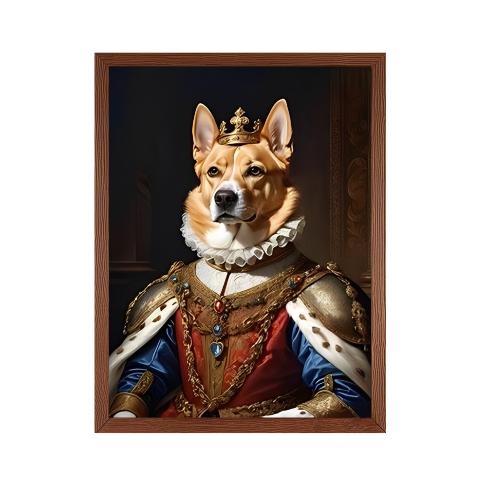 The King - Custom Pet Portrait