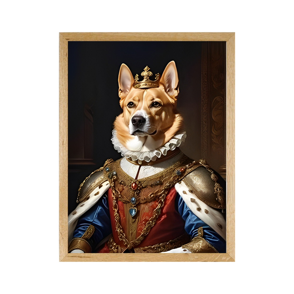 The King - Custom Pet Portrait