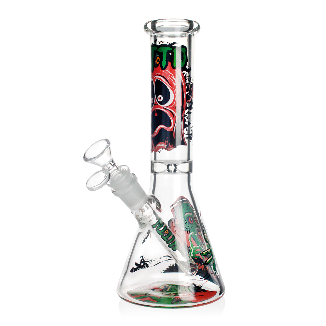 Hittn High Quality Decals Beaker Bong 10''