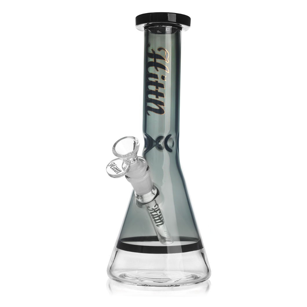 10'' Color Glass Beaker Bong with Ice Catcher