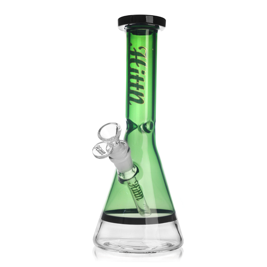 10'' Color Glass Beaker Bong with Ice Catcher