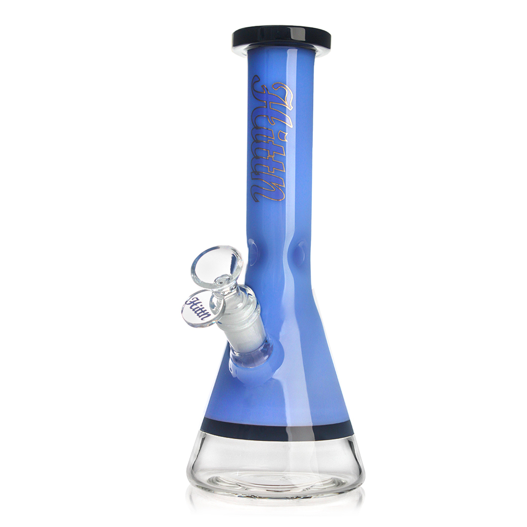 10'' Color Glass Beaker Bong with Ice Catcher
