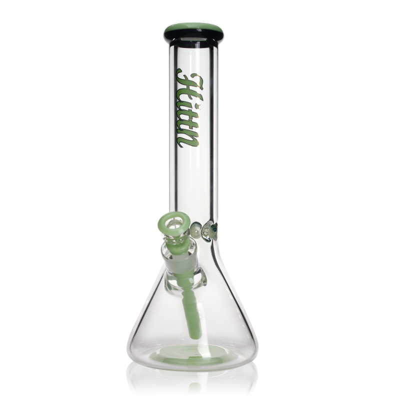 Hittn 9mm Thick Glass Beaker Bong 13.5''