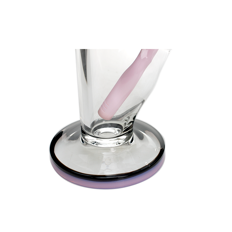 Hittn 9mm Thick Glass Straight Tube Bong 14 ''