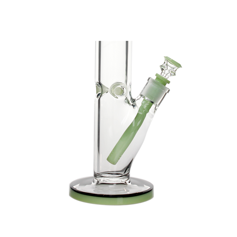 Hittn 9mm Thick Glass Straight Tube Bong 14 ''