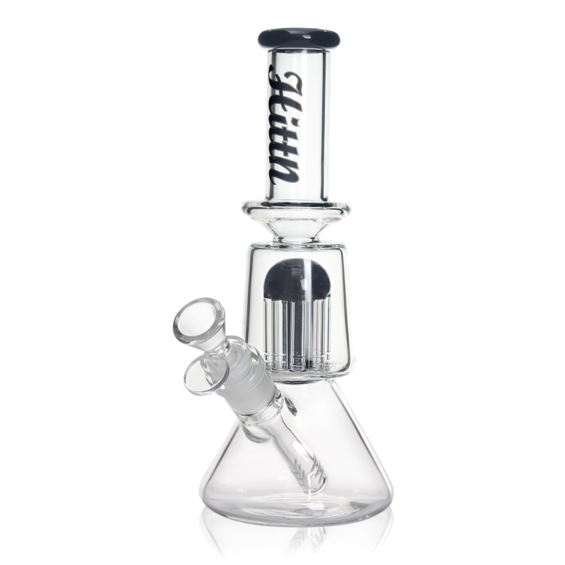 Hittn 8 tree arms Perc Beaker Bong 10''