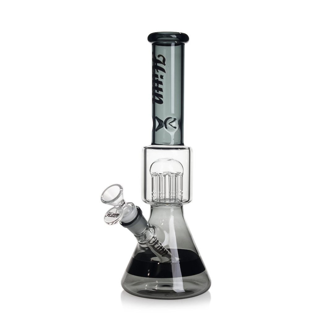 Hittn 8 Tree Arms Perc Color Glass Bong 12.5''