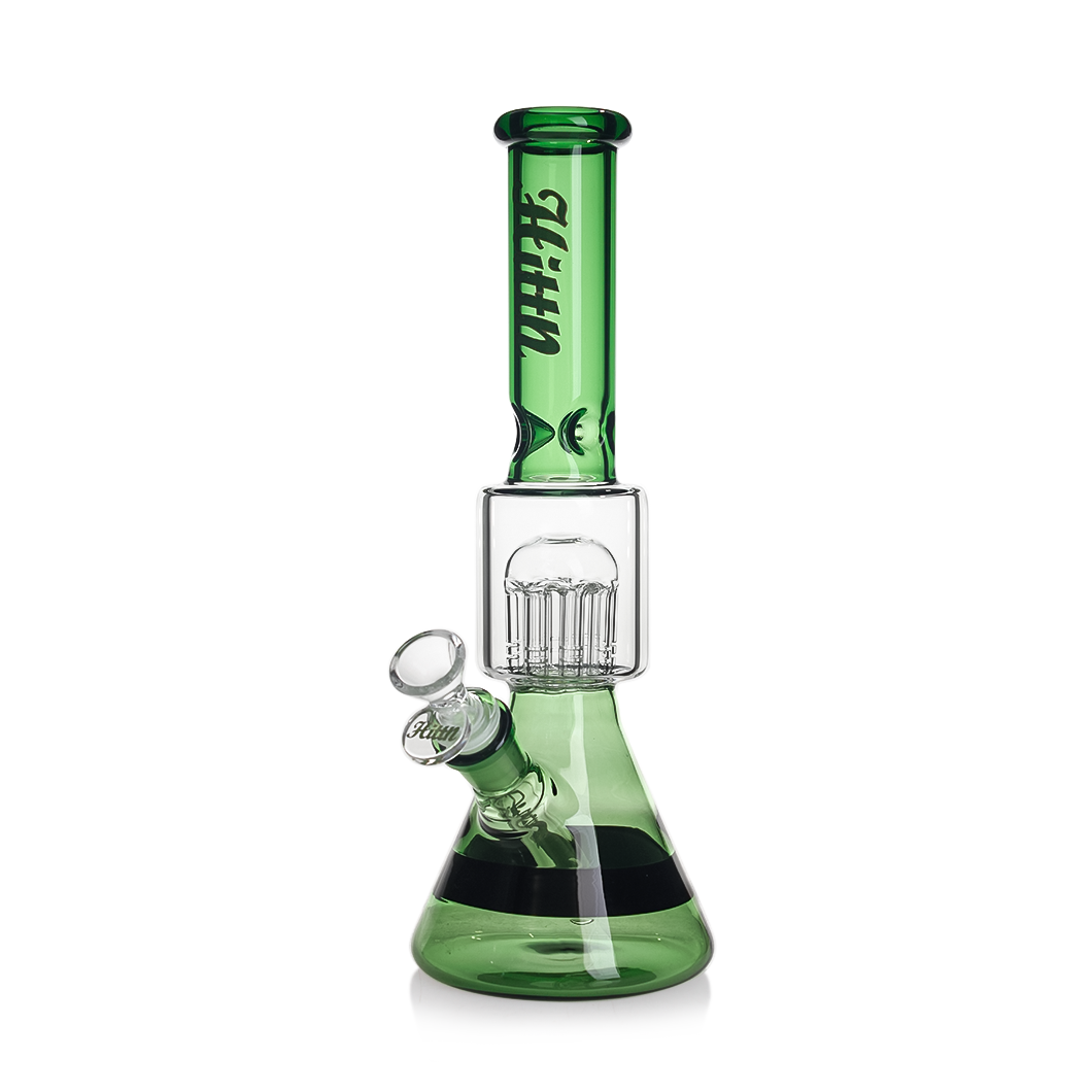 Hittn 8 Tree Arms Perc Color Glass Bong 12.5''
