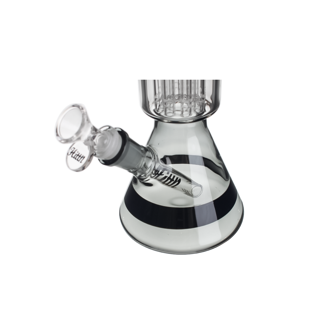 Hittn 8 Tree Arms Perc Color Glass Bong 12.5''