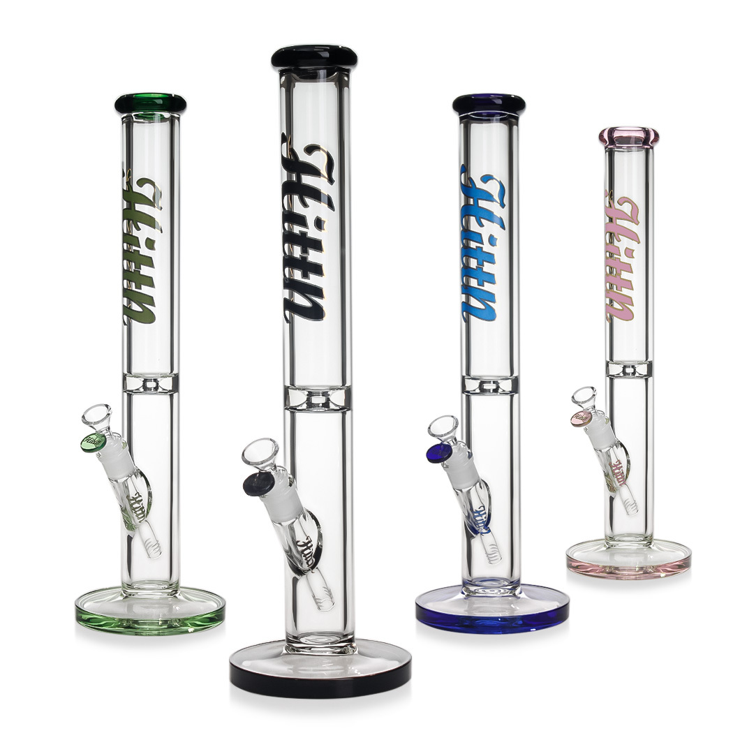 Hittn Straight Bong 7mm Thick 18 Inch Tall
