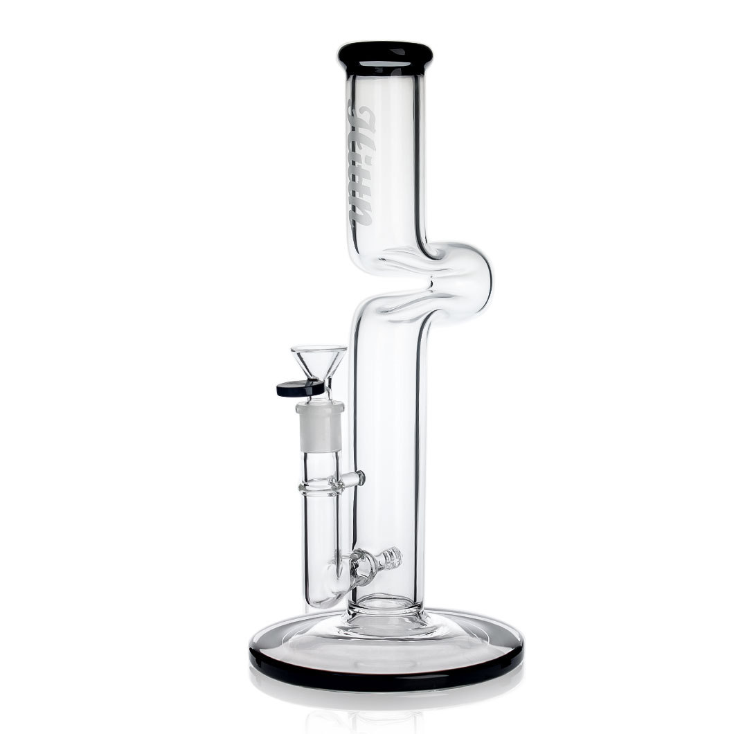 Hittn 11.8'' Inline Perc Curved Bong