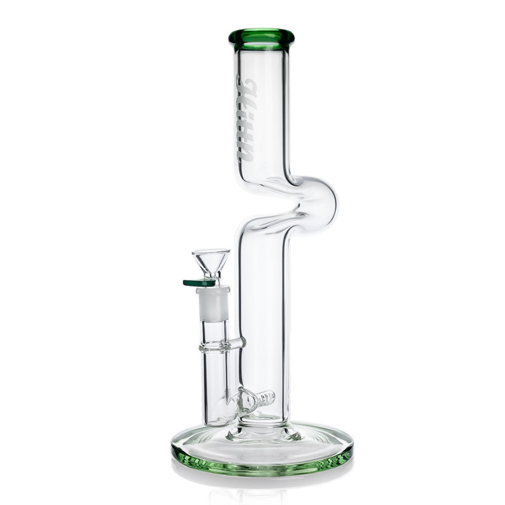 Hittn 11.8'' Inline Perc Curved Bong
