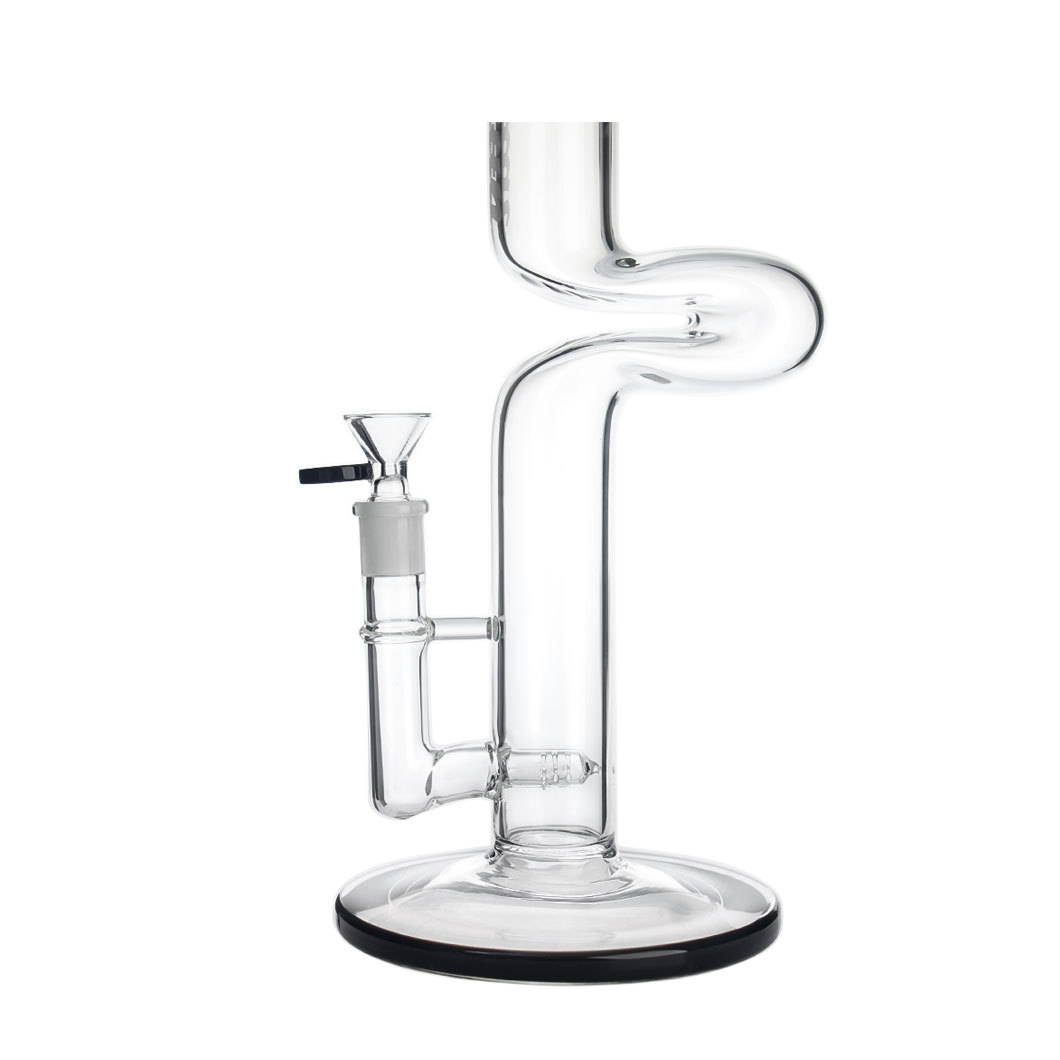 Hittn 11.8'' Inline Perc Curved Bong