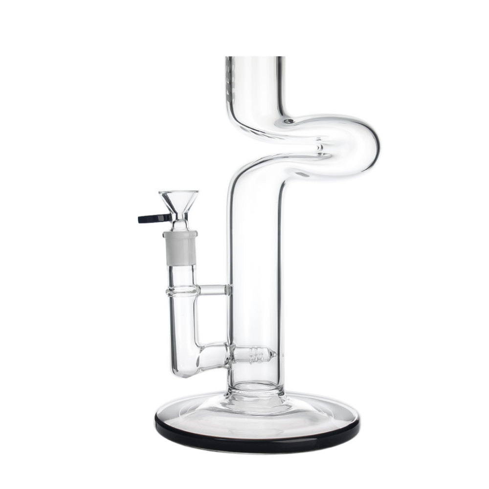 Hittn 11.8'' Inline Perc Curved Bong